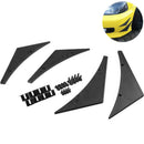 Universal Car Front Bumper Lip Splitter Body Spoiler Canards Refit Kits Black SE