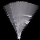 50pcs clear cone shape cellophane bags candy sugar popcorn flower gift bags  OZ