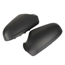 New Car Wing Side Mirror Cover Primed 1 Pair Left+Right Side Matte Black Fi W2Q6
