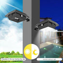 6LED Solar Light Outdoor Motion Sensor Garden Yard Wall Lamp (Cold White)  A