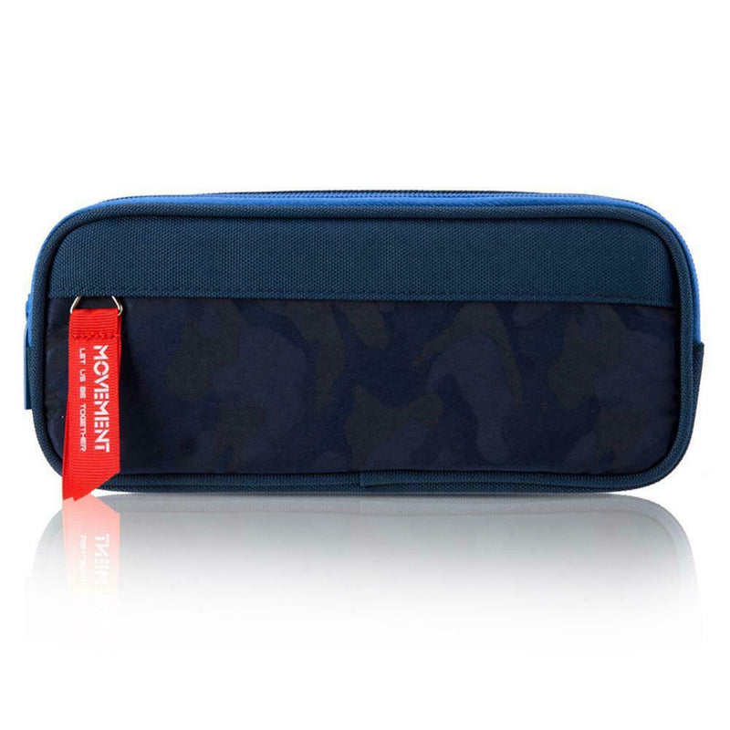 Pencil Case Large Capacity Double Zipper Waterproof Desk Organizer Pouch A