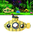 yellow blue underwater aquarium aquarium decoration cave decoration J8I4