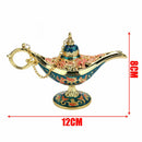 Aladdin Lamp Lamp Retro Creative Censer Panto T8L4 Oil Zinc La Genie S6I8