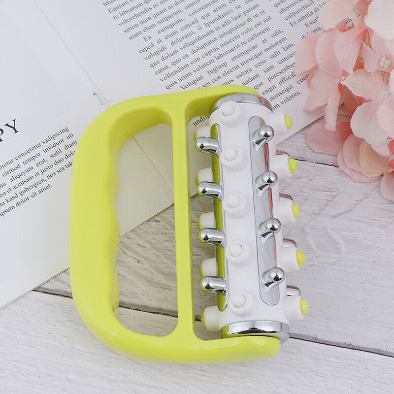 Manual Body Massager Roller Handheld Pain Relief Cellulite Massage Press Rol 3C