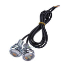 2Pcs White Amber 5W 5630 4SMD Car 4 LED DRL Eagle Eye Lights Turning Signal Lamp