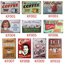 20x30cm Retro Metal Tin Sign COFFEE Wall Poster Cafe Pub Bar Home Decor 01