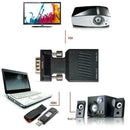 1xVGA to HDMI Adapter with Audio Male VGA to Female to Converter TV HDMI New