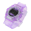 Boys Girls Children Students Waterproof Digital Wrist Sport Watch Purple