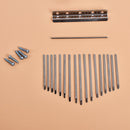 Kalimba Piano Bridge Saddle 17 Keys Set Kit For Kalimba DIY Replacement Part Gw