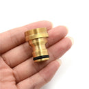 1PC Brass Hose Tap Connector 23mm Threaded Home Water Pipe Adaptor Fitting M&O