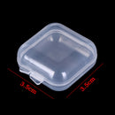 50pcs Earplugs Container Craft Organiser square shape Box Storage Plastic box FT