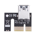 VER009C 4pin 6pin SATA Power PCI Express 1x to 16X Riser Extender Card fr Miner