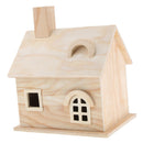 Comfort Cozy Woodland Cabin Birdhouse Outdoor Decor Hanging Bird House Habitat