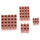 4X/set Metal Copper Heatsink Passive Cooling Pad Radiator for Raspberry Pi S Ew