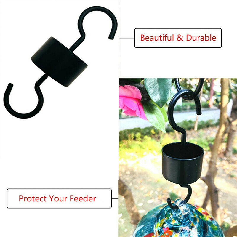 Hummingbird Feeder S Type Hook Brush Garden Window Bird Iron Hook Water Feed Gw