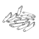 10 lot Stainless Steel Longline Snap Clips High Strength Fishing Tackles