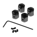 2 Pairs Car Accessories Wheel Tire Valve Stems Cap Dust Cover Anti-theft