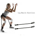 Multifunction Fitness Elastic Leg Pull Rope Sport Rope Squat Dumbbell Train