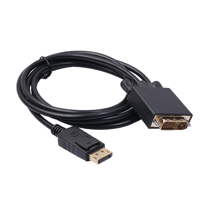 Display Port to DVI 6.6 Feet Cable 1080P, DisplayPort DP to DVI-D Male to Male