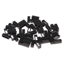 100Pcs/Set Plastic Belt Loop Keeper Loop Buckles Belt Backpack Straps for cloth