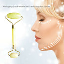 Natural Stone Guasha Double Head Facial Body Head Neck Roller Massage Tool