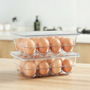 12 Cells Egg Storage Box Crisper Container Kitchen Organizer With Cover Tra