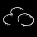 5X(10 x Clamp Rings for Scrapbooks Albums - 25mm I5I9)