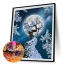 Moon Night 5D DIY Full Round Drill Diamond Painting Digital Handwork Mosaic