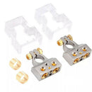 0 8 10GA Universal Car Accessories Battery Terminal Set Positive Negative Clamp