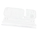 6pcs Clear Acrylic Leather Handbag Purse Template Stencils DIY Leathercraft