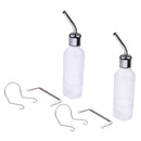 2pcs Dog Hamster Hanging Bottle Auto Feeder Water Dispenser