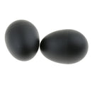 2x Black Egg Shakers Hand Percussion for Kids Baby Toddler Musical Toys