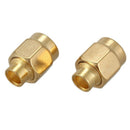 10x SMA male plug solder RF Coax connector for semi-rigid RG402 0.141 inch