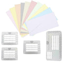4pcs Envelope Addressing Handwriting Calligraphy Guide Stencil W0R3 Templat W8Y9