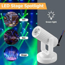 LED Stage Spotlight Beam Lamp Disco Bar KTV Club Party Spot Light (Green)