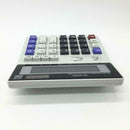Dual Power Solar & Battery 12 Digits Calculator Desktop Desk Large Buttons Q7L0