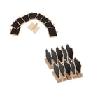 20x Wood ChalkBoard Blackboard Memo Message Note Board with Clip Peg/Stand