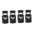 4pcs Heavy Duty Plastic Toggle Stop Slider For Paracord, Accessory Cordage