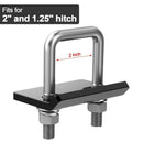 Hitch Tightener For 1.25Inch And 2Inch Hitches 304 Stainless Steel Hitch Ti