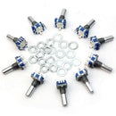 10 x 12mm Dia 6mm Rotary Encoder Switch With Key Switch Electronic Components