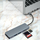 USB 3.0 Type-C Hub to HDMI Converter 4K Adapter 5 in 1 for MacBook Pro Dock A