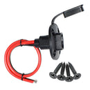 Quick Connect Flush-Mountable 30A 30cm SAE Socket Sidewall Port Cable Connector