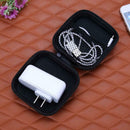 Square Shape Hard Protective Carry Storage Bag for Bluetooth Headset Cable