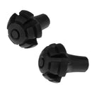 2pcs Rubber Tips End Replacement Cap Cover Trek Pole Tip Protectors for Walking