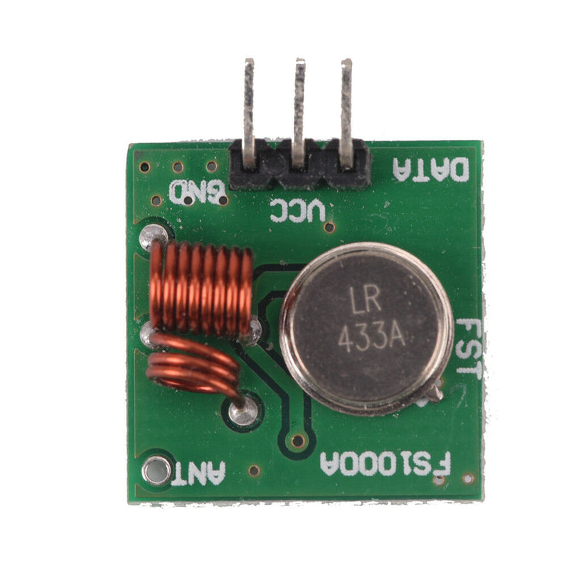 2x 433Mhz Wireless RF Transmitter Module+ Receiver Alarm Regeneration Arduino Gw