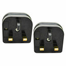 European Euro EU 2Pin to UK 3Pin Plug Adapterwer Socket Converter-uk Travel N9O7