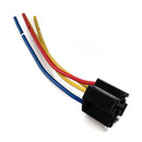 1X DC 12V Car SPDT Automotive Relay 5 Pin 5 Wires Harness Socket 30/40 Amp Kw