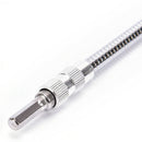 30cm Flexible 1/4"Hex Hose*Screwdriver Extension`Bit Flex Socket Holder Adapter-