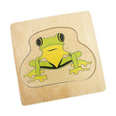 Infant Teaching Aids Toddler Life Cycle Of Puzzles Multi-Layer Grow Up Puzz H8F9