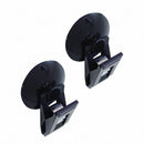 Portable PVC Car Sucker Adhesive Ticket Photo Clip Visor Card Holder Black